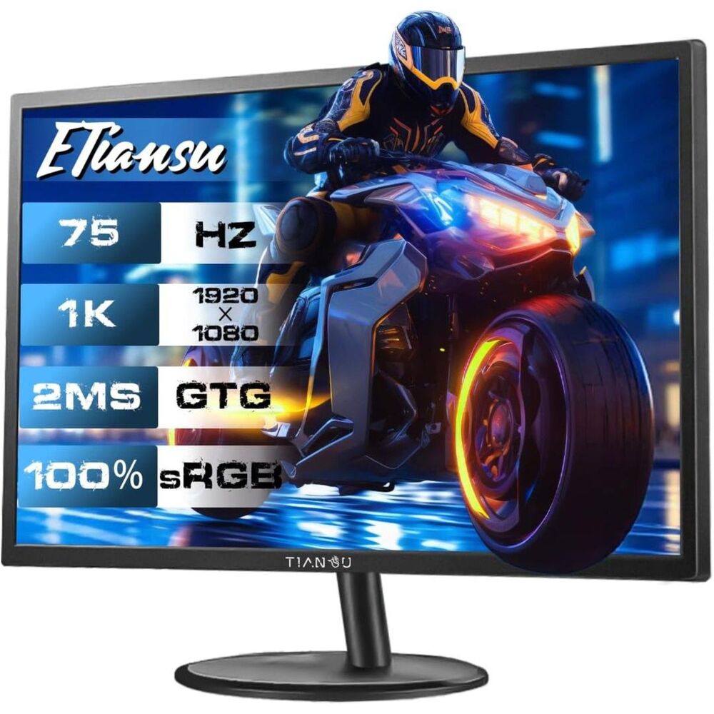 22Inch FHD(1920x1080) Computer Monitor, 75Hz,